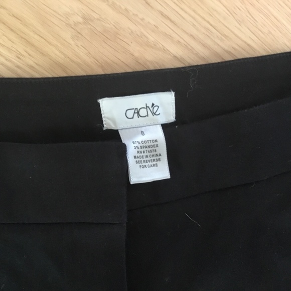 2 pair of black Pants, size 8: by Cache - Picture 3 of 13